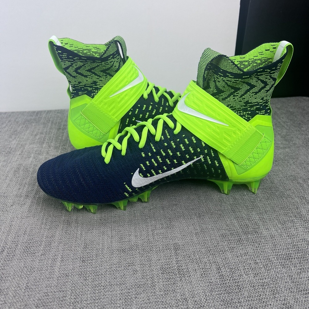 Nike Alpha Menace Elite 2 Football Cleats Seattle Seahawks BV2077-400 Size 11.5 - Picture 6 of 9
